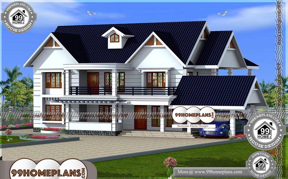 South Indian  House  Plans  Double Story Homes Designs Plan  