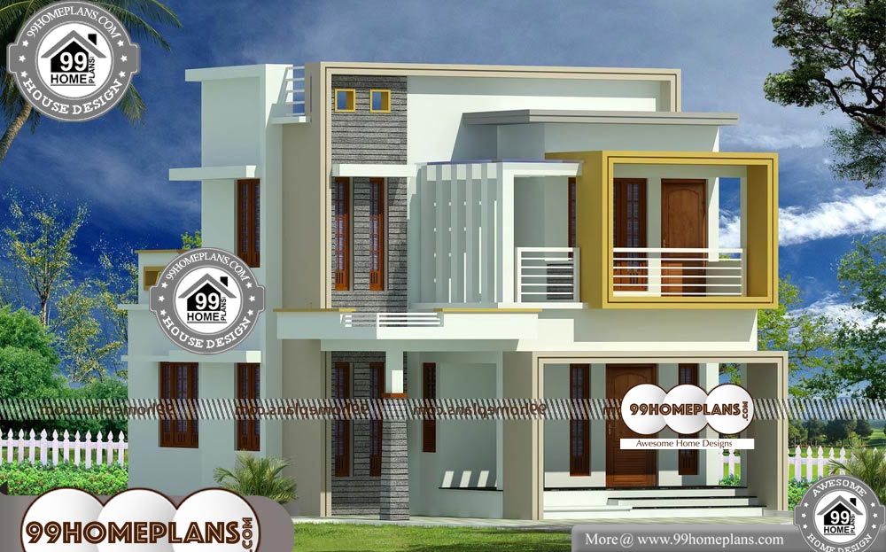 Storey House Plans - 2 Story 1282 sqft-Home