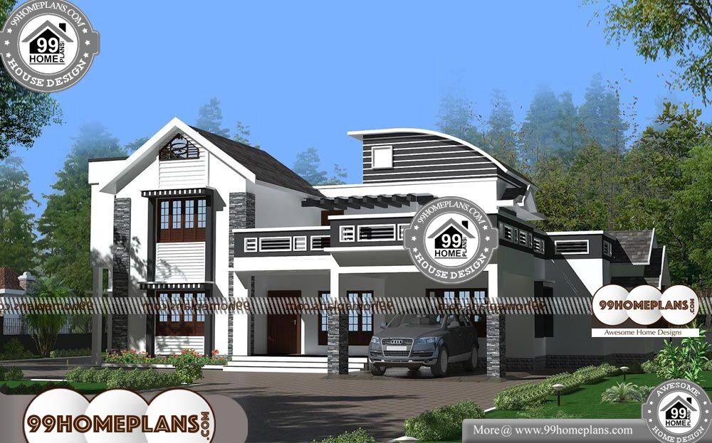 Trendy House Plans - 2 Story 4110 sqft-Home