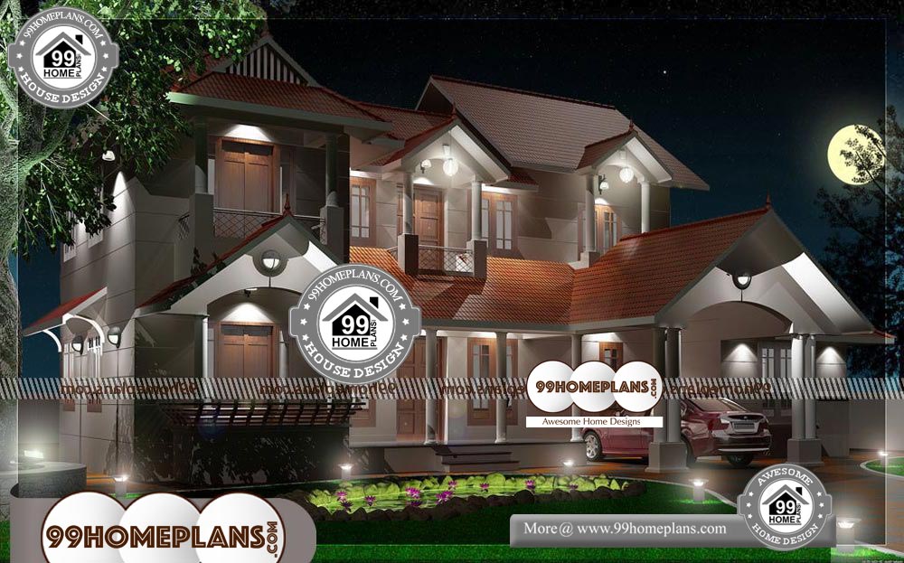 Two Level House Plans - 2 Story 2800 sqft-HOME