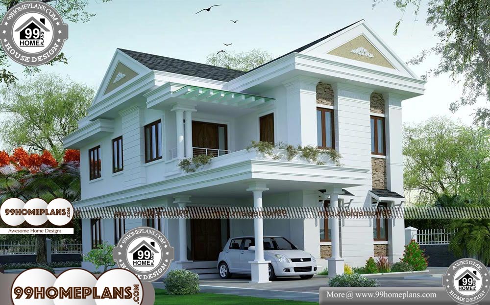 Two Story Modern House Design - 2 Story 1865 sqft-Home