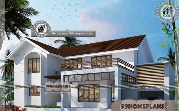 3D Double Storey House Plans