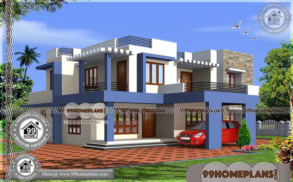 Architecture Design For Home in Kerala | 90+ Double Floor House Plans