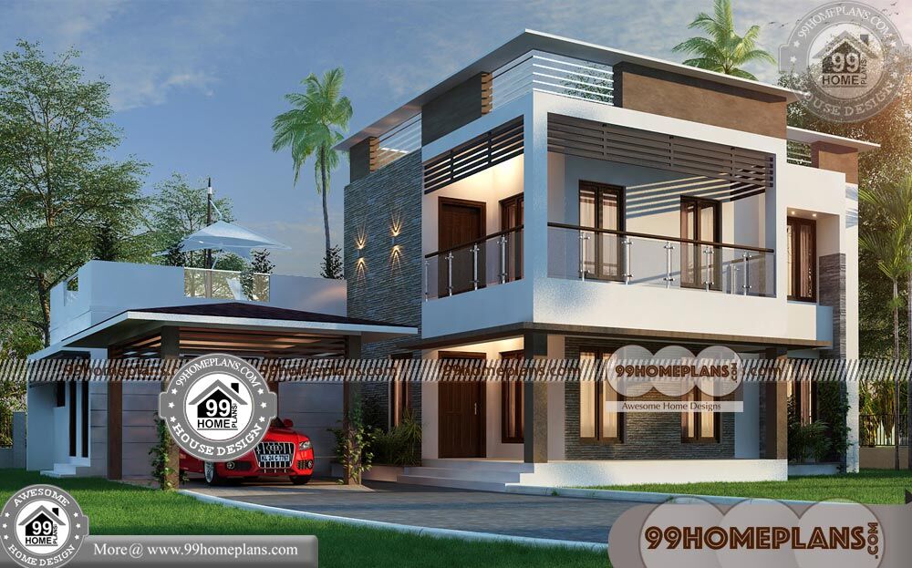 Beautiful Double Storey House Designs 90+ Two Level House Plans