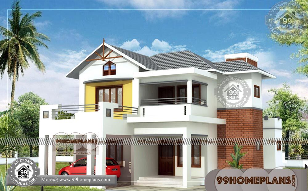 Best Floor Plans For Small Homes 80 Two Storey House With Balcony