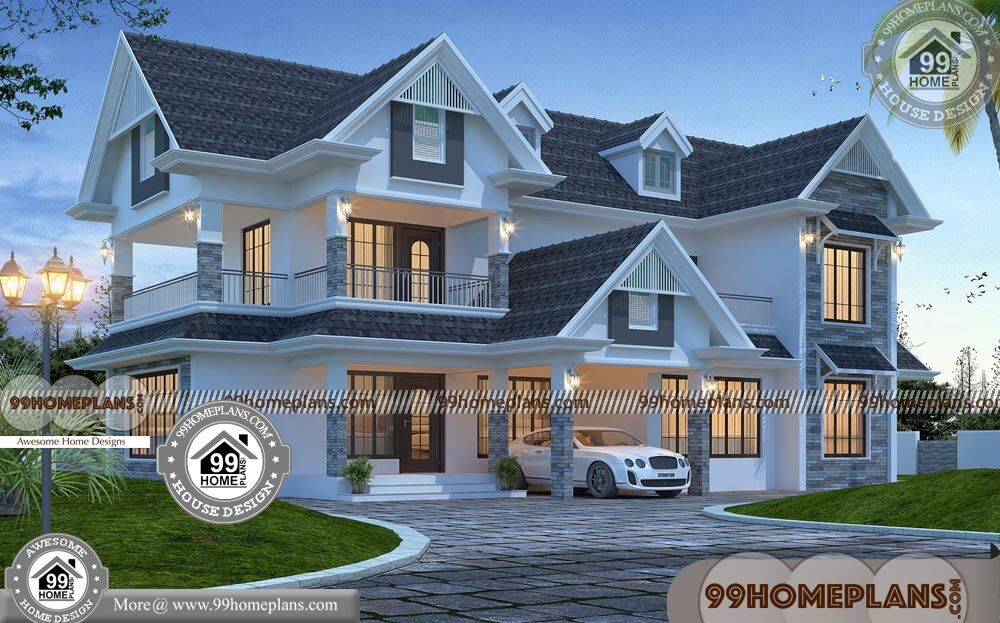 Best Indian Home Design 90+ Double Storey Homes Plans Modern Ideas