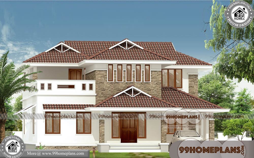 Best Kerala Home Designs 70+ Double Storey Home Plans Collections