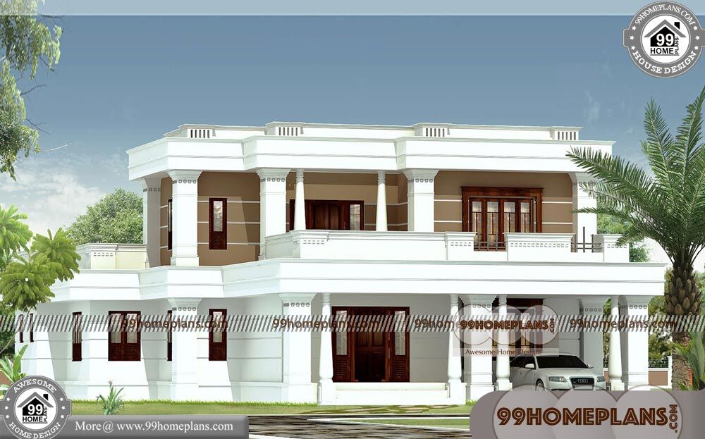 Best Kerala House Plans 70+ 2 Story House With Balcony Modern Ideas
