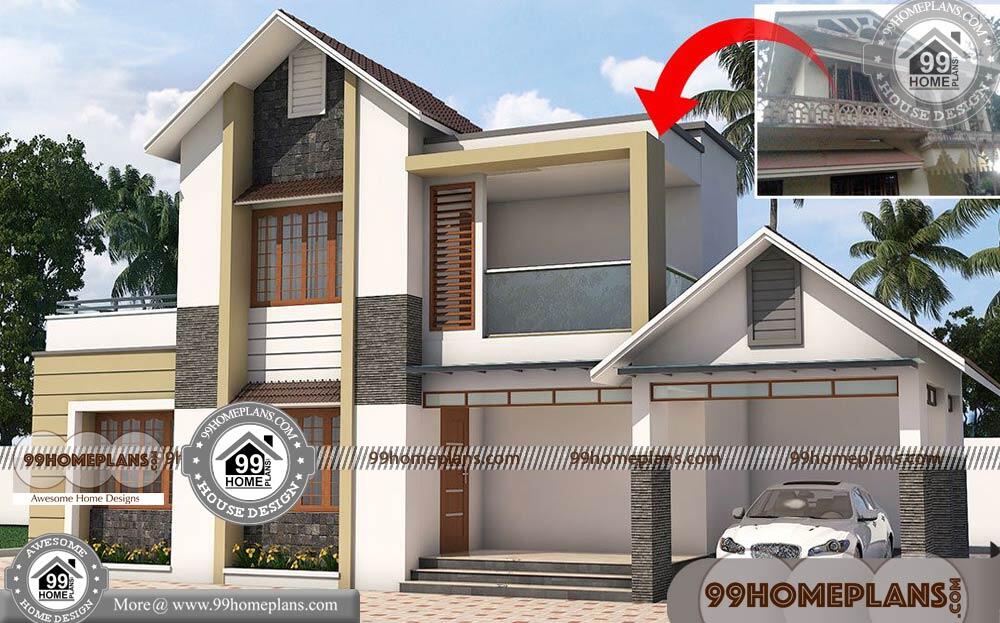 Best Modern House Plans | 90+ Two Storey Narrow Block House Designs