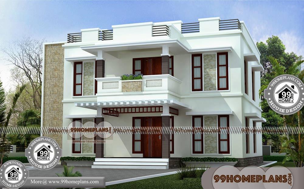 Best Narrow Lot House Plans | 100+ Indian House Designs Double Floor