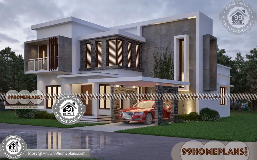 Contemporary Home Design Plans 60+ Modern Double Story House Plans