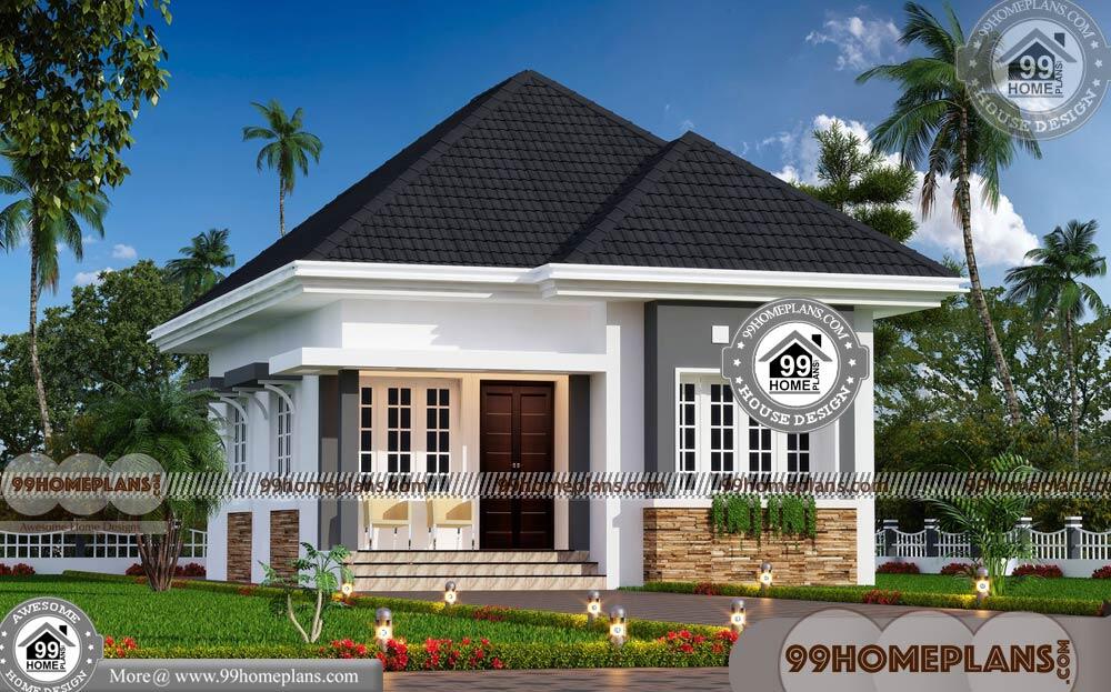 Contemporary House Plans One Story | 90+ Kerala House Plans With Cost