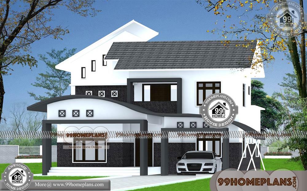 Contemporary House Style 50+ Double Floor Home Design Plans Online