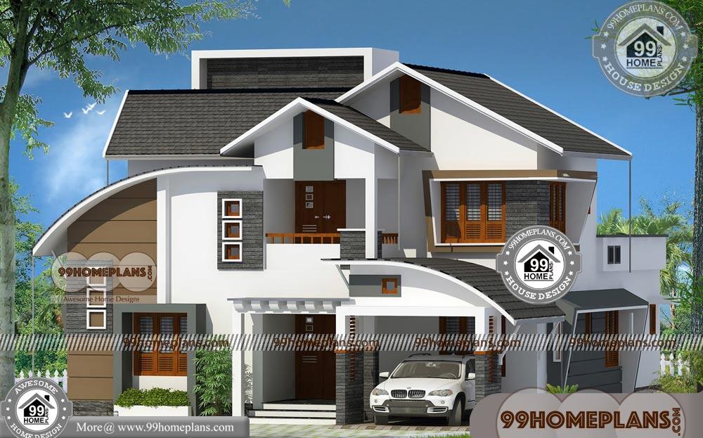 Contemporary Mansion Floor Plans | 50+ Double Storey Homes Designs