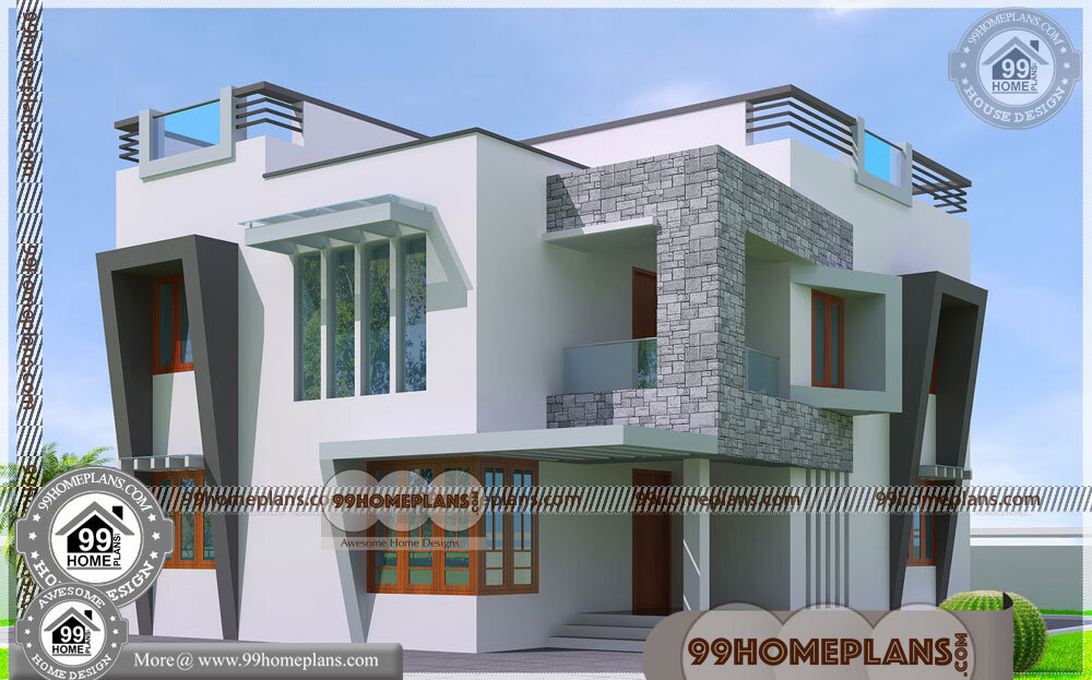 Contemporary Mansion Plans 65+ Two Storey Residential House Plans