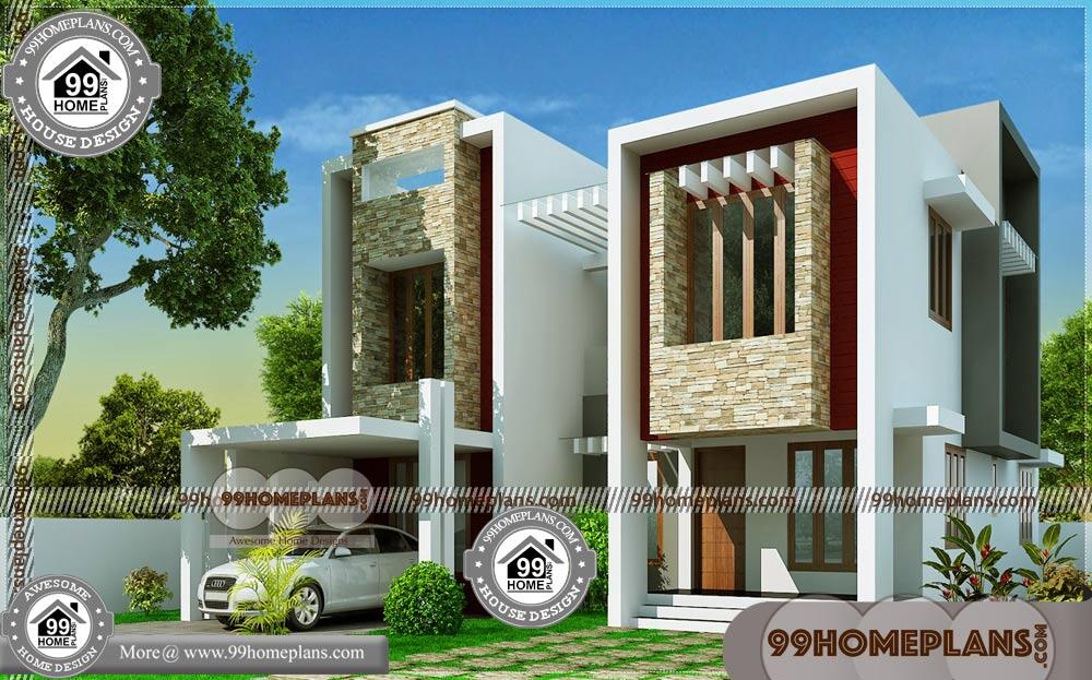 Contemporary Modern House | 250+ Small Lot House Plans Two Story