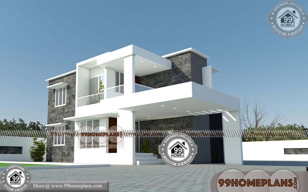 Contemporary Small Home Designs 60+ New Two Story Homes Plans