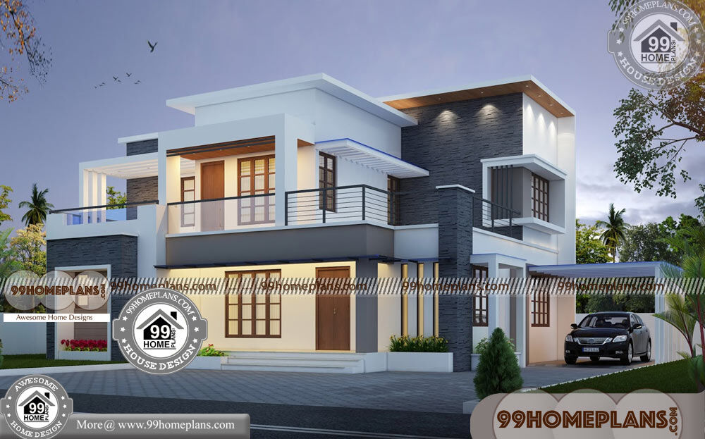 Contemporary Townhouse Design & 90+ Double Storey House Designs