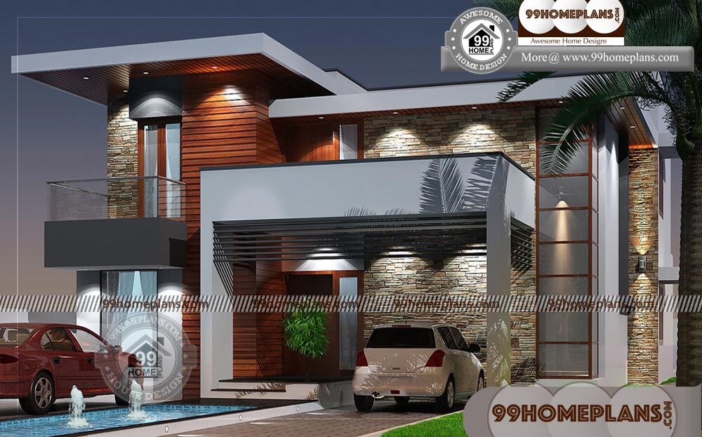 Contemporary Two Story House Plans 60+ Simple Low Cost House Plans