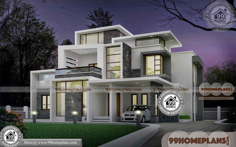 Design Of Small House Plans | 40+ Latest Two Storey House Design Plans