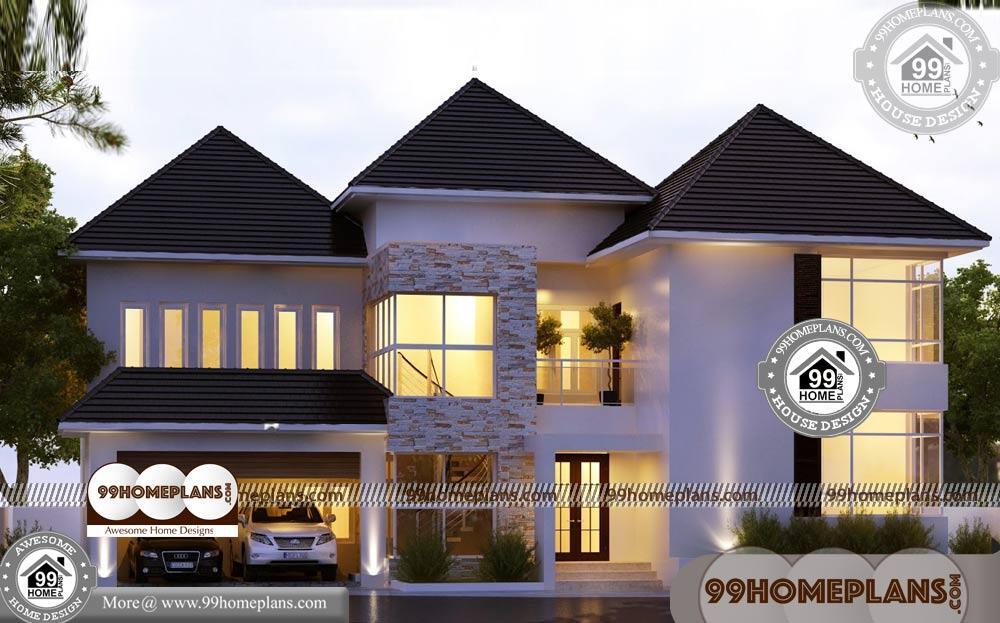 Efficient Small House Plans & 90+ Two Story Homes Designs Collections