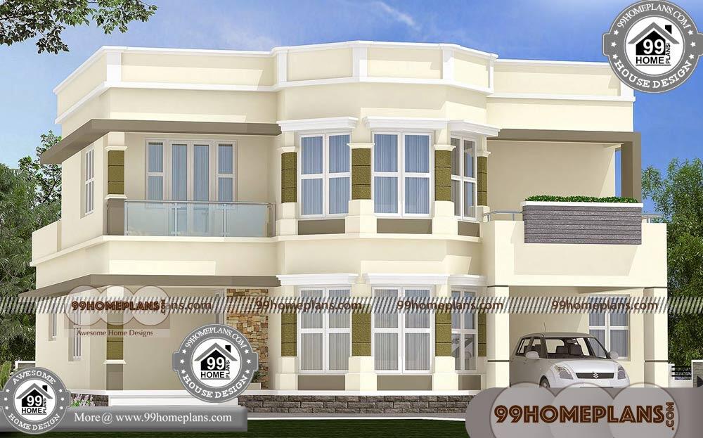 Floor Plan of 2 Storey House | 50+ Indian Best Home Design Collections