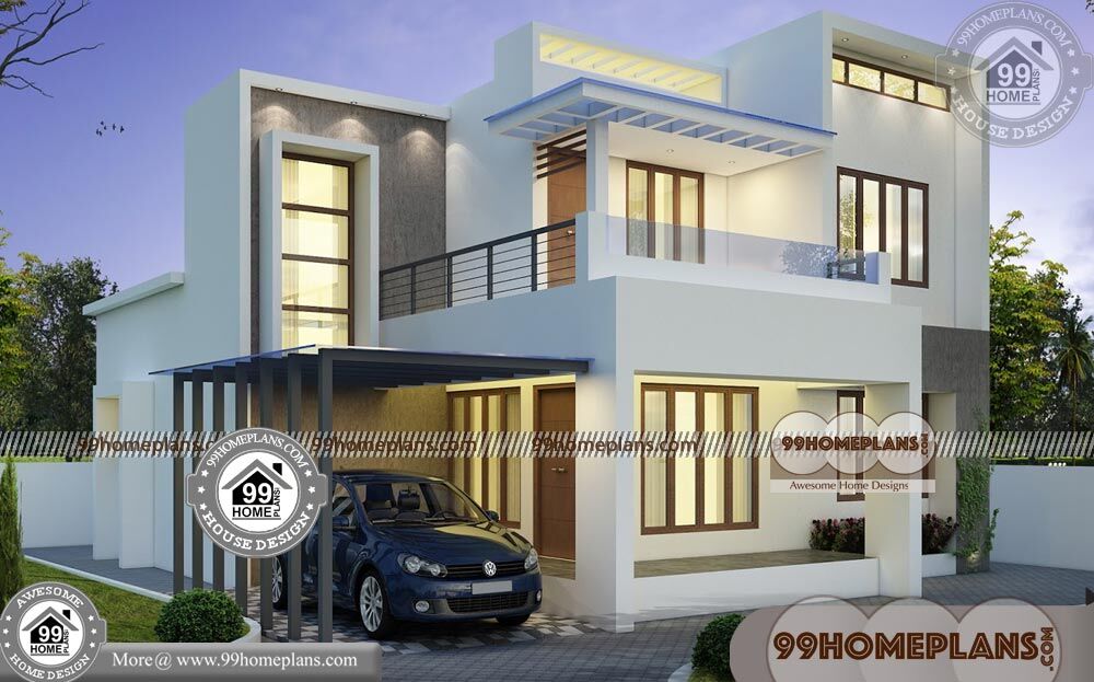 Floor Plan Two Story House 80+ Low Cost Contemporary House Plans