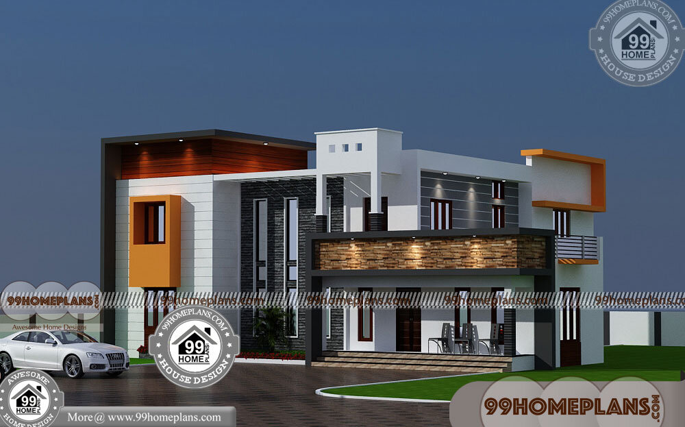 Double Y Villa Modern Floor Plans, Architectural Plans For My House