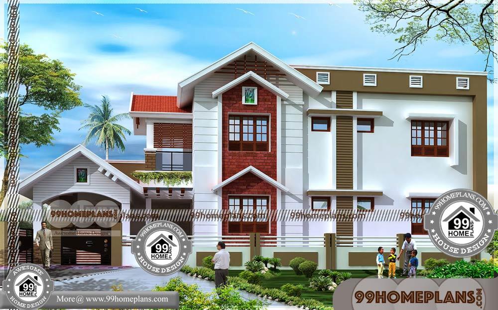 Home Plans Two Story Homes | 70+ Traditional Modern Homes Designs