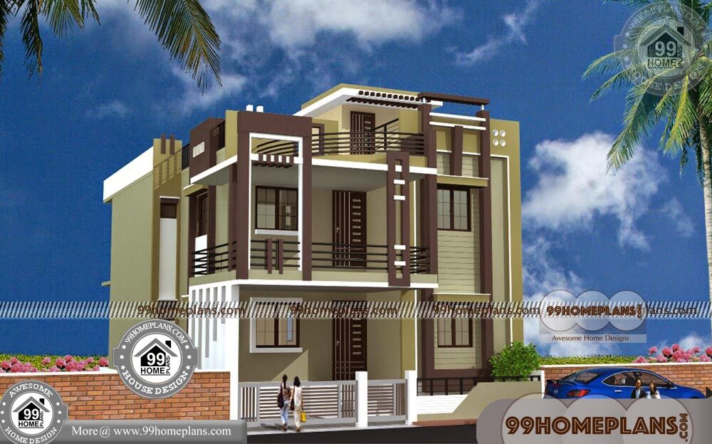 House Designs for Narrow Blocks 60+ 2 Story House With Balcony Online