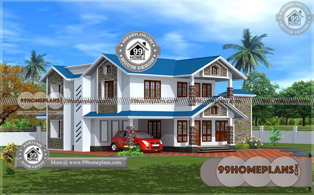 House Plans For Kerala Style 90+ Best Two Story House Plans Collections