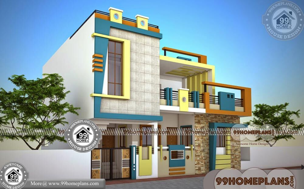 House Plans for Narrow Blocks 70+ Double Storey Small House Plans