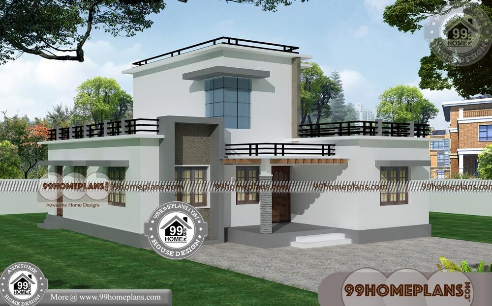 House Plans for Narrow Corner Lots |100+ 2 Storey Modern House Plans