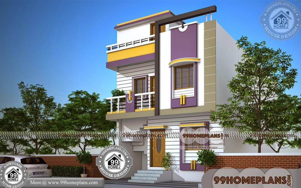 Houses For Narrow Blocks 60+ Double Storey Homes Plans Collections