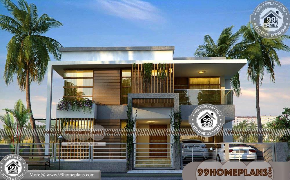 Indian Architect House Designs | 50+ Double Story House Pictures Online