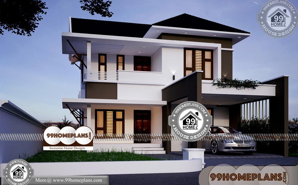 Indian Best House Design 50+ Two Storey Home Plans with New Ideas