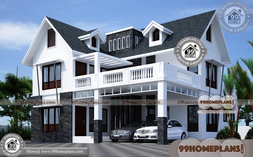 Indian Exterior Home Design 70+ Free Two Storey Terrace House Designs