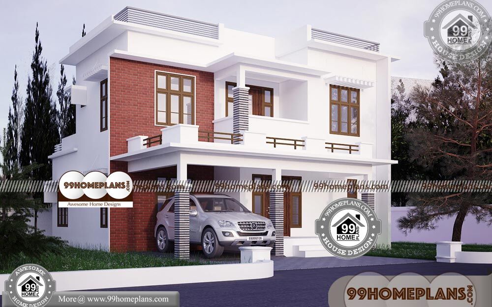 Indian Home Architecture | 50+ 2 Floor Home Design Modern Collections