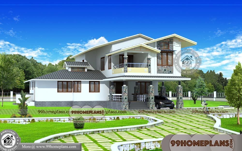 Indian House Design Online 90+ 2 Storey House Designs With Balcony
