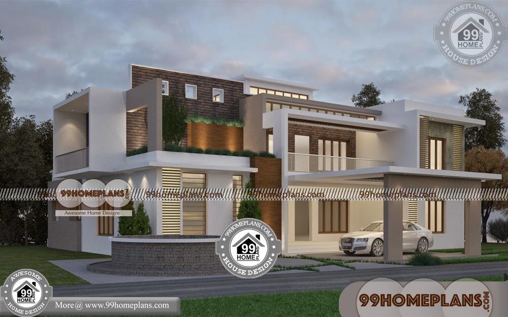Indian House Models for Construction & 80+ 2 Floor House Plans Ideas