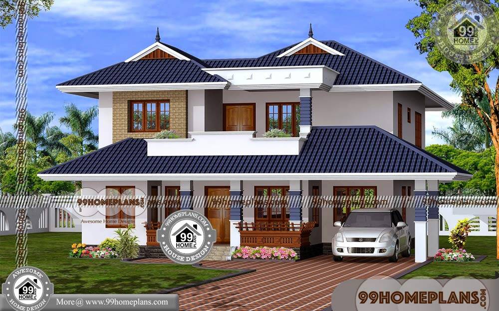 Indian Small House Designs | 90+ Small Two Story House Design Plans