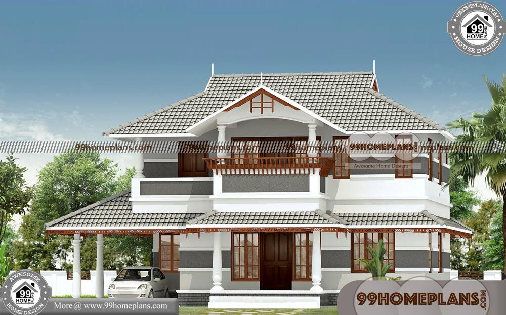 Kerala Best House Design 80+ 2 Story House With Balcony Home Plans