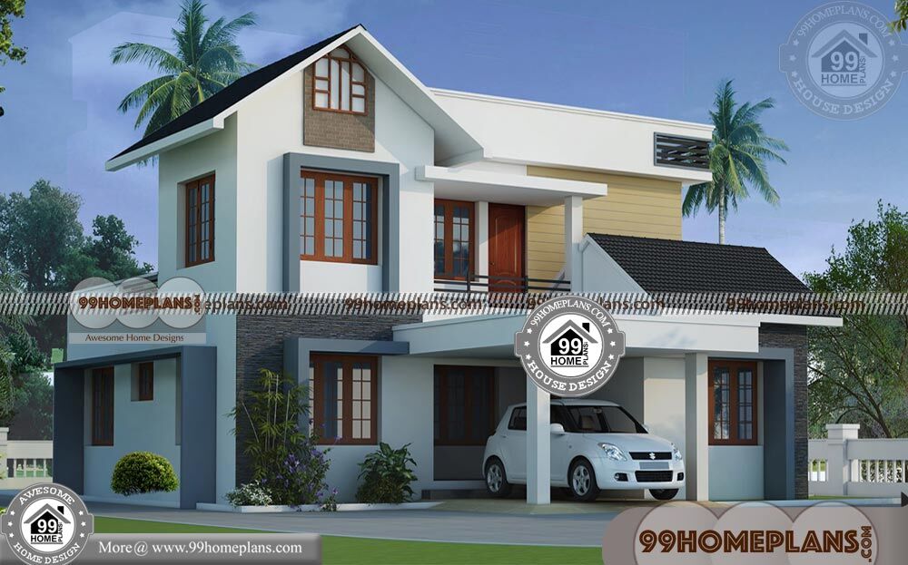 Kerala Homes Plans 60+ Two Storey House Designs For Small Blocks