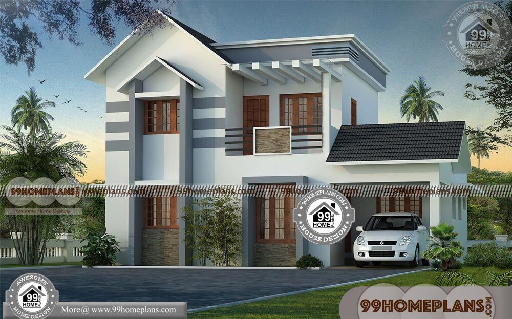 Kerala House Photos and Plans | 90+ Best Double Storey House Plans