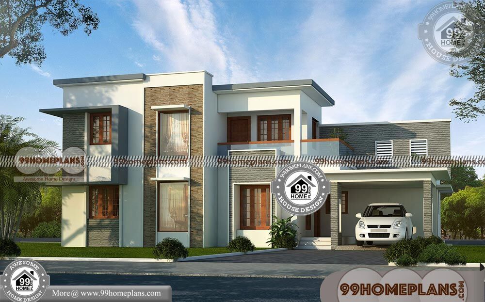 Kerala House Photos with Plans 50+ Beautiful Double Story Houses Free