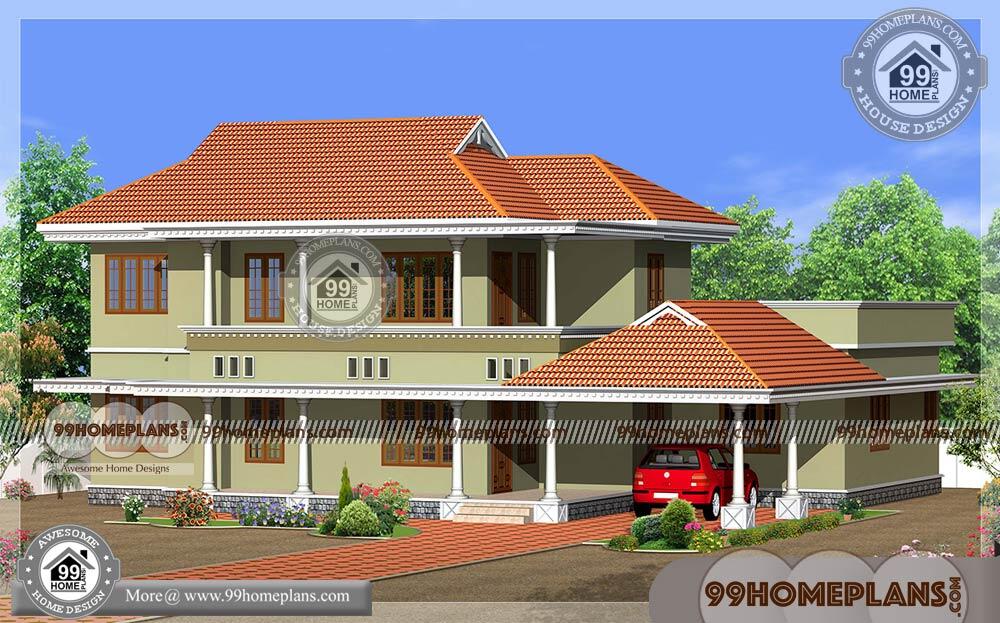 Kerala Style House Design | 250+ Double Story Modern House Plans Free
