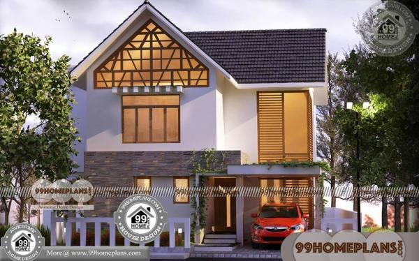 Kerala Style House Design 90 Small Double Story House Plans Online