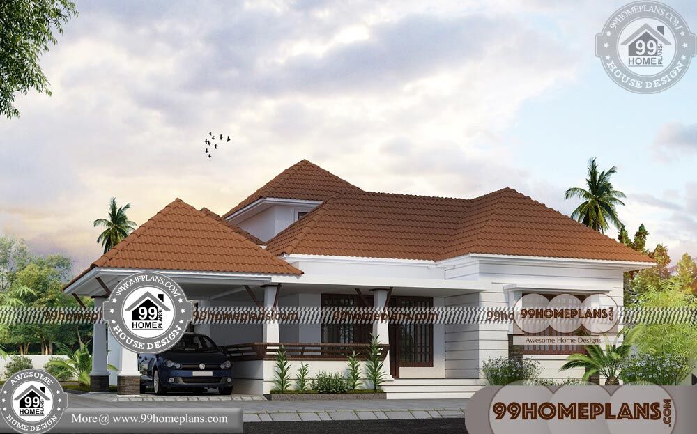 Large One Story House Plans | 90+Traditional House Plans With Pictures