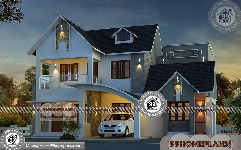 Latest Kerala House Plans Photos 55+ Free New Two Story House Plans