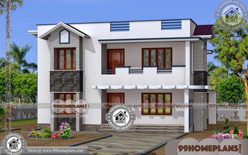 Mini House Design Collections | 60+ New Small Double Story House Plans